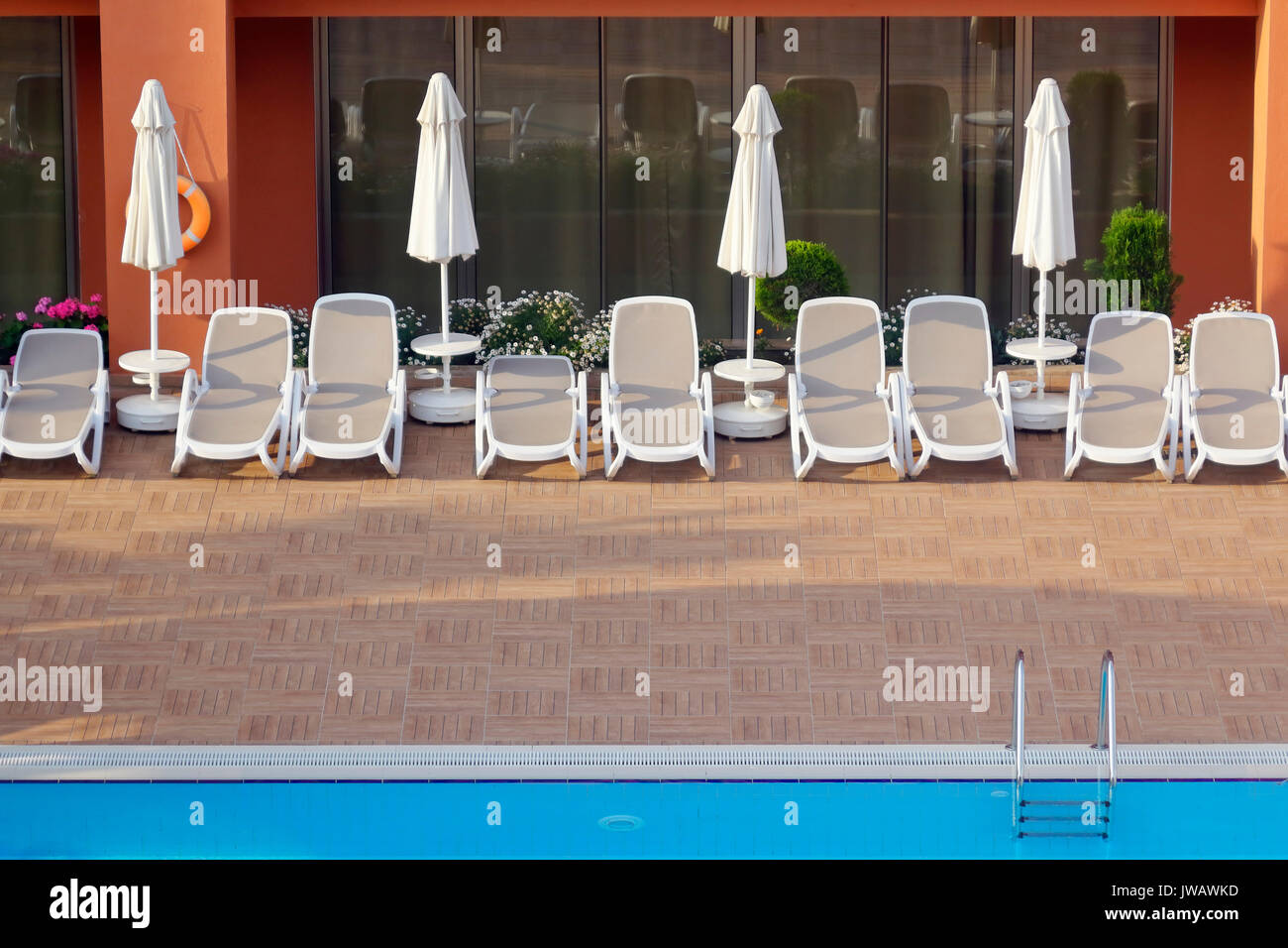 Pubblico luogo di vacanza di un hotel Foto Stock
