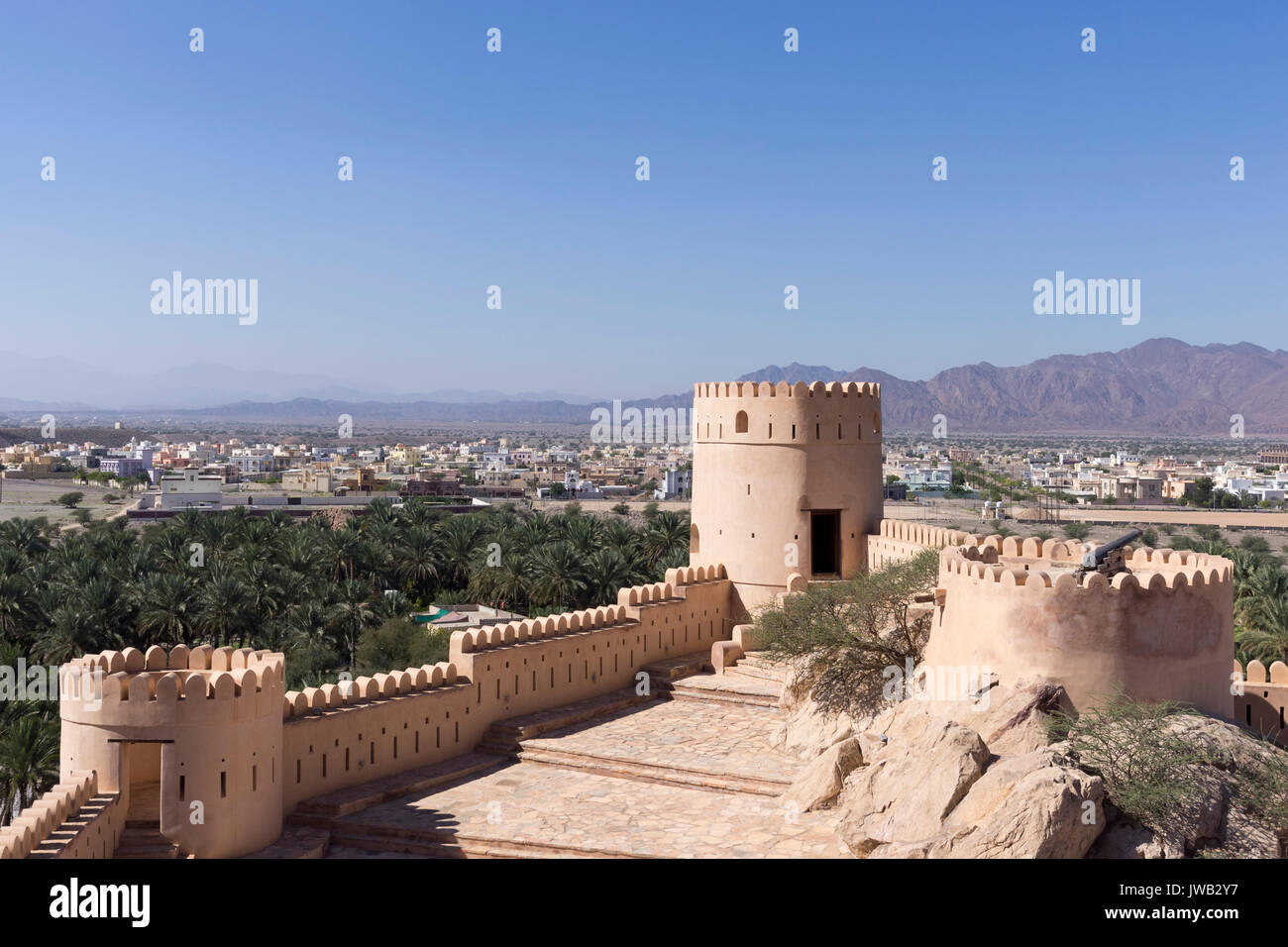 Nakhl Fort, Oman Foto Stock