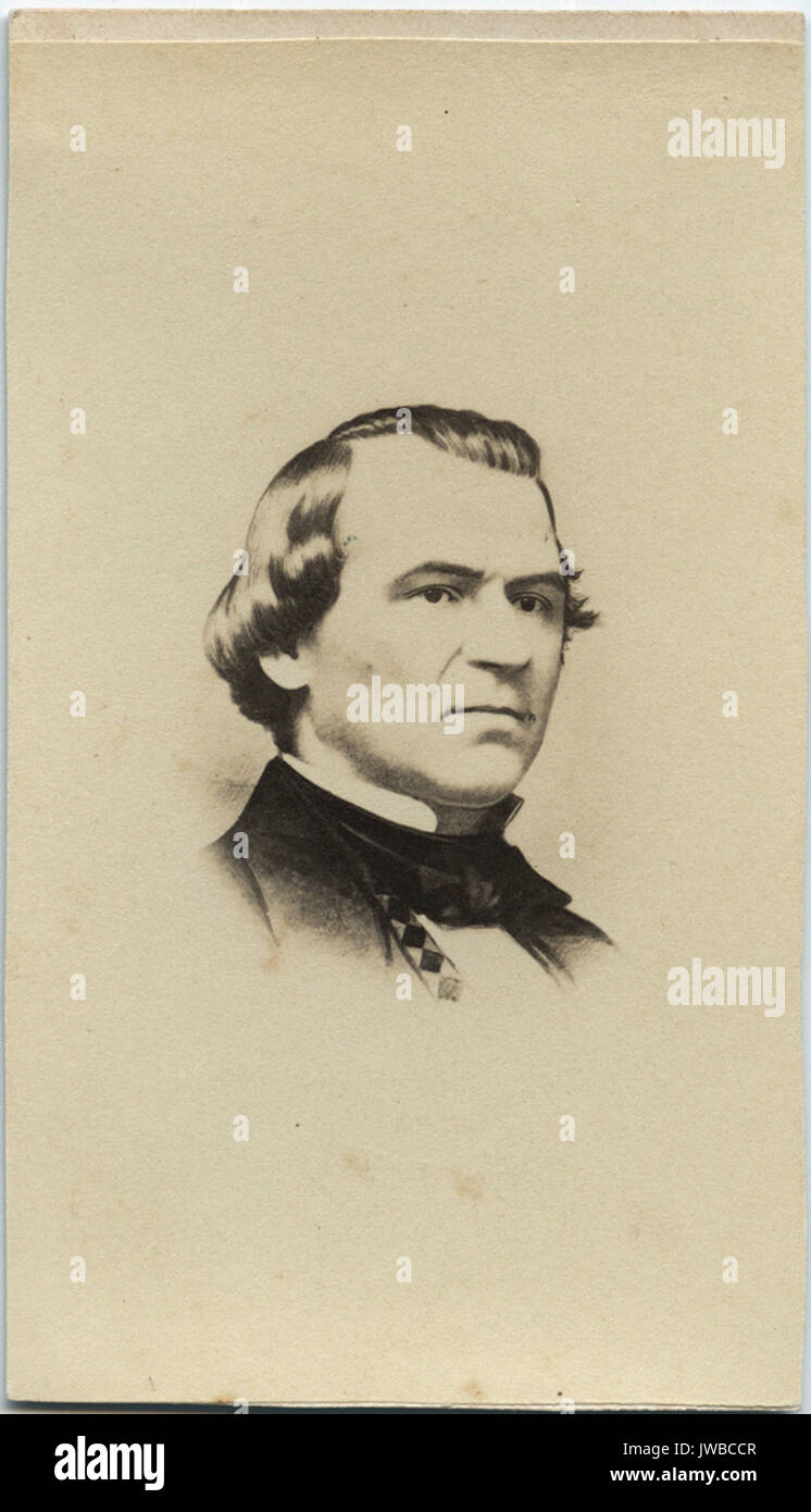 Andrew Johnson, del Tennessee - Guerra civile fotografie Foto Stock