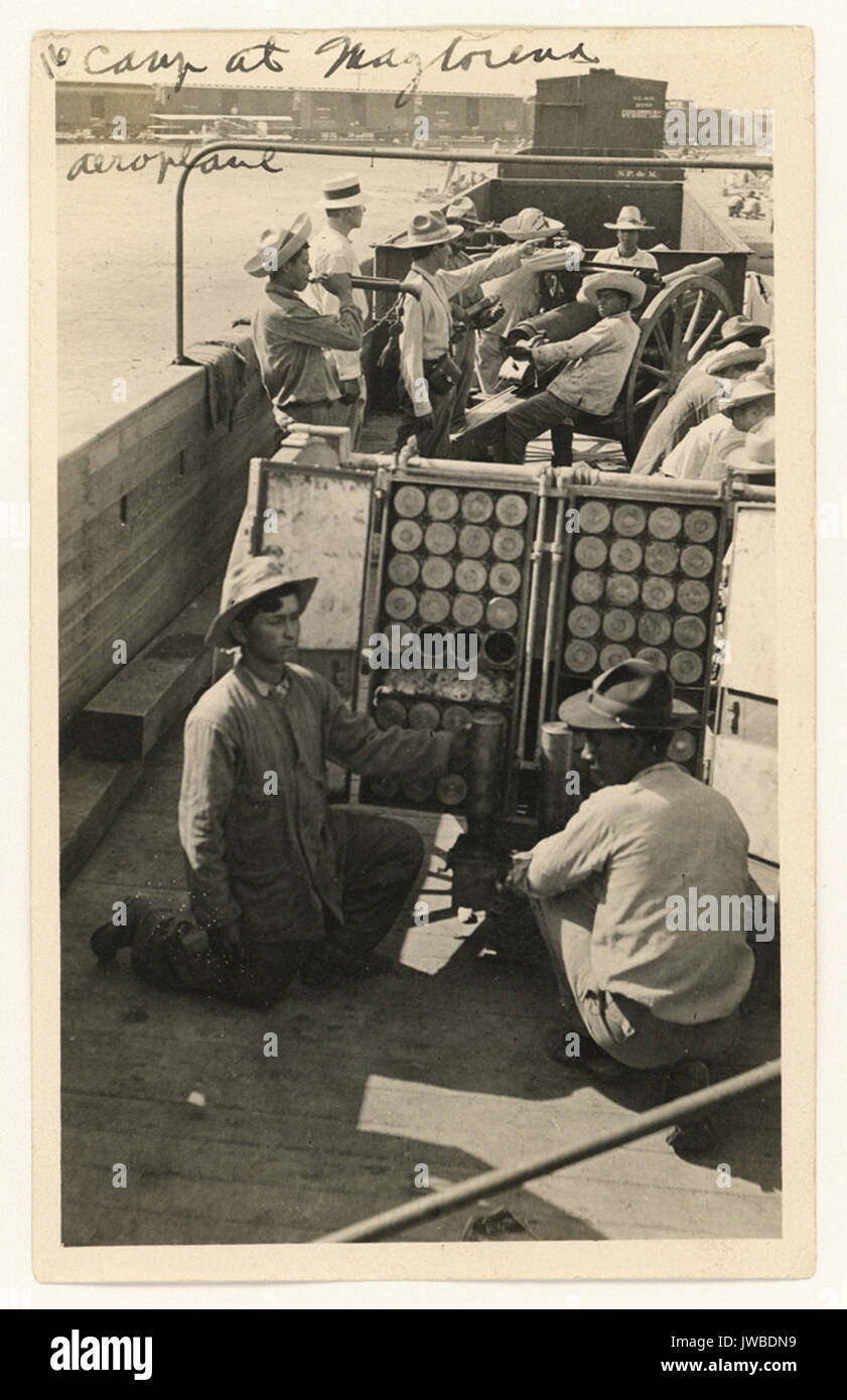 Camp a Maytorena - American truppe di frontiera e la rivoluzione messicana Foto Stock