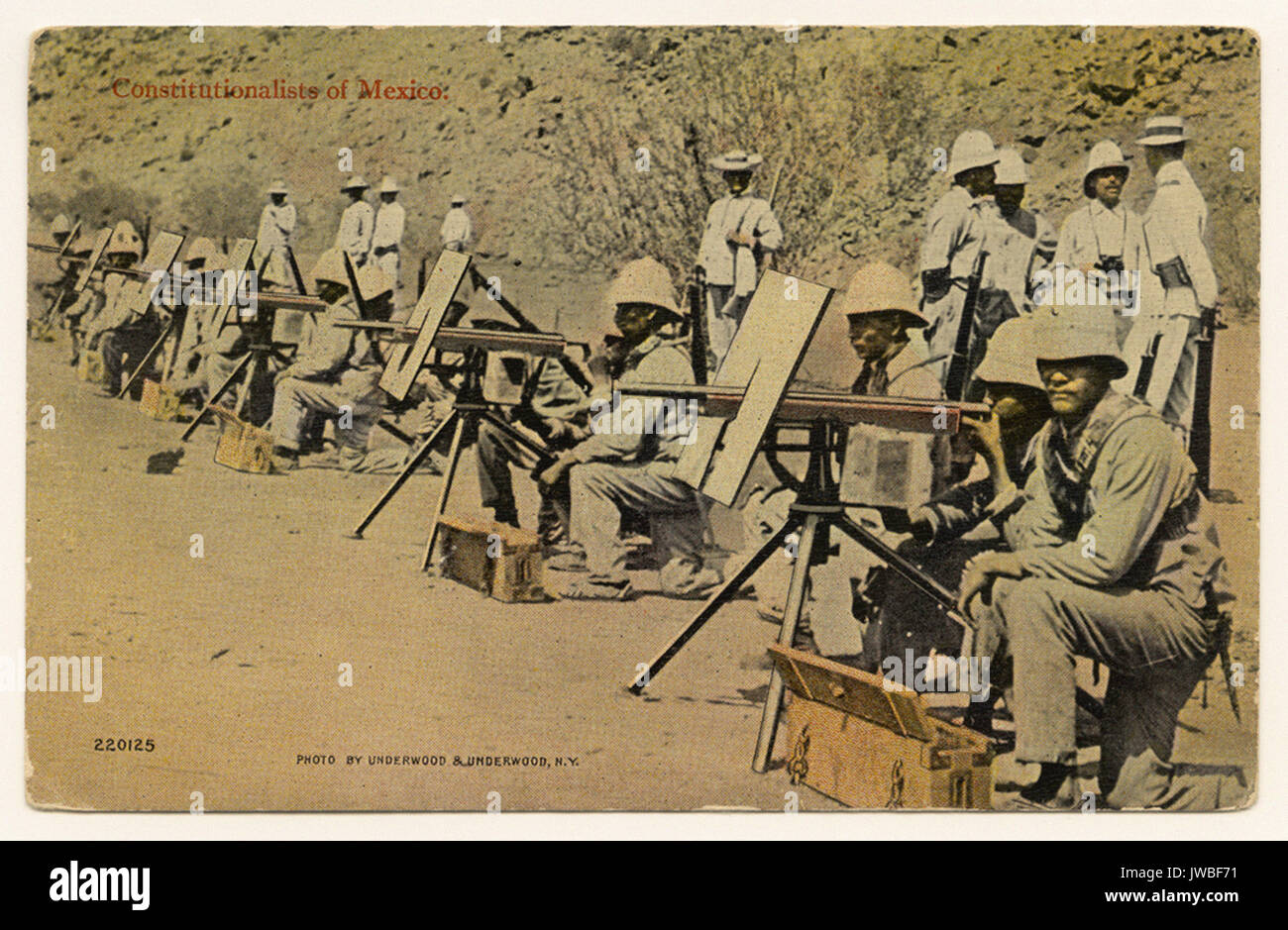 Costituzionalisti del Messico. - American truppe di frontiera e la rivoluzione messicana Foto Stock