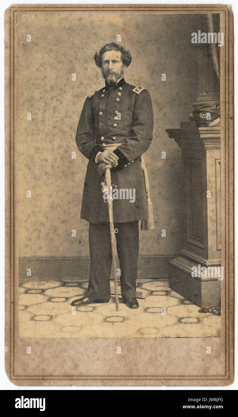 Il generale John Charles Fremont, Union Army, candidato repubblicano per il Presidente degli Stati Uniti - Guerra civile fotografie Foto Stock