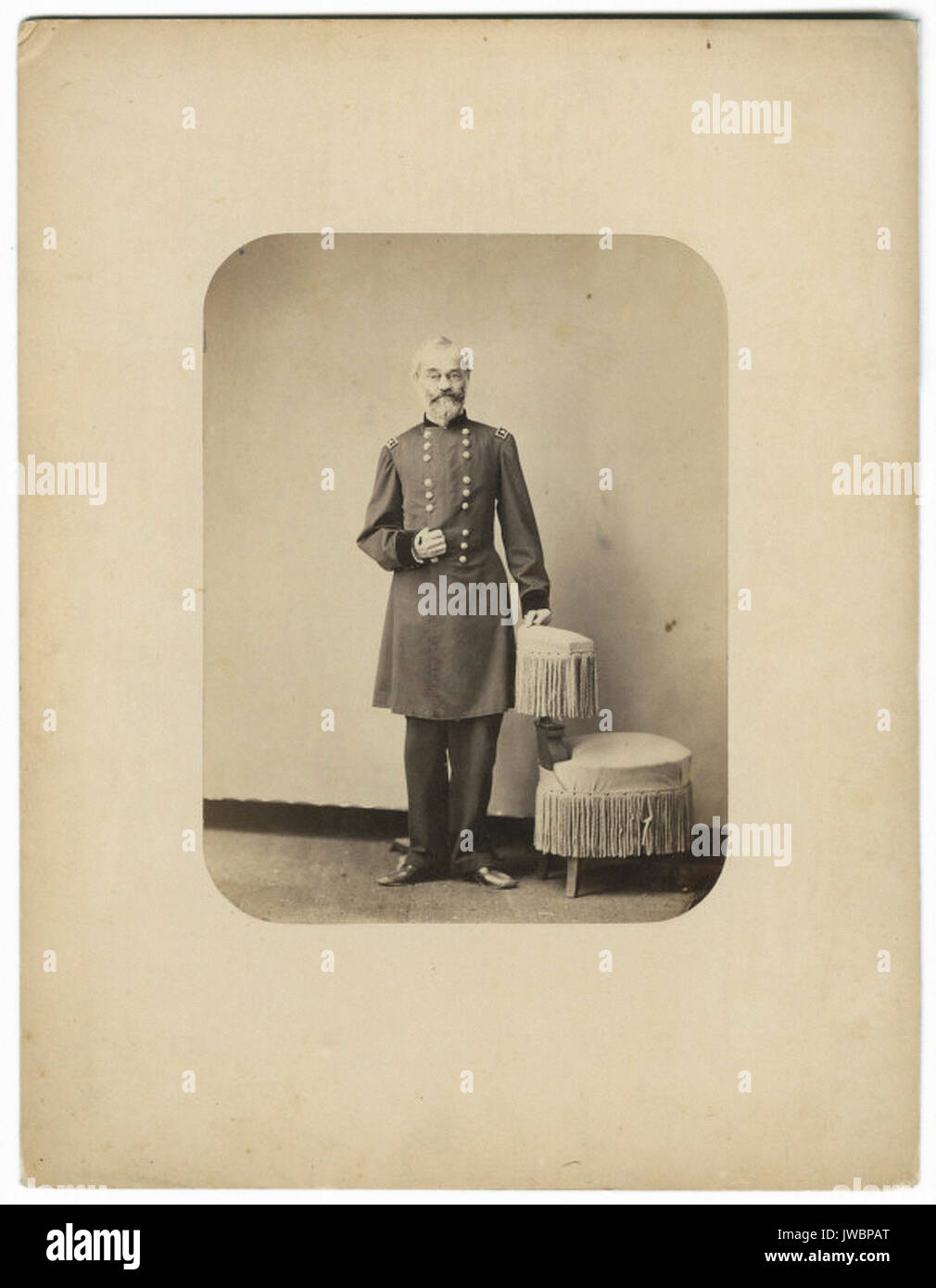 Il Maggiore Generale Samuel Peter Heintzelman, Union Army - Guerra civile fotografie Foto Stock