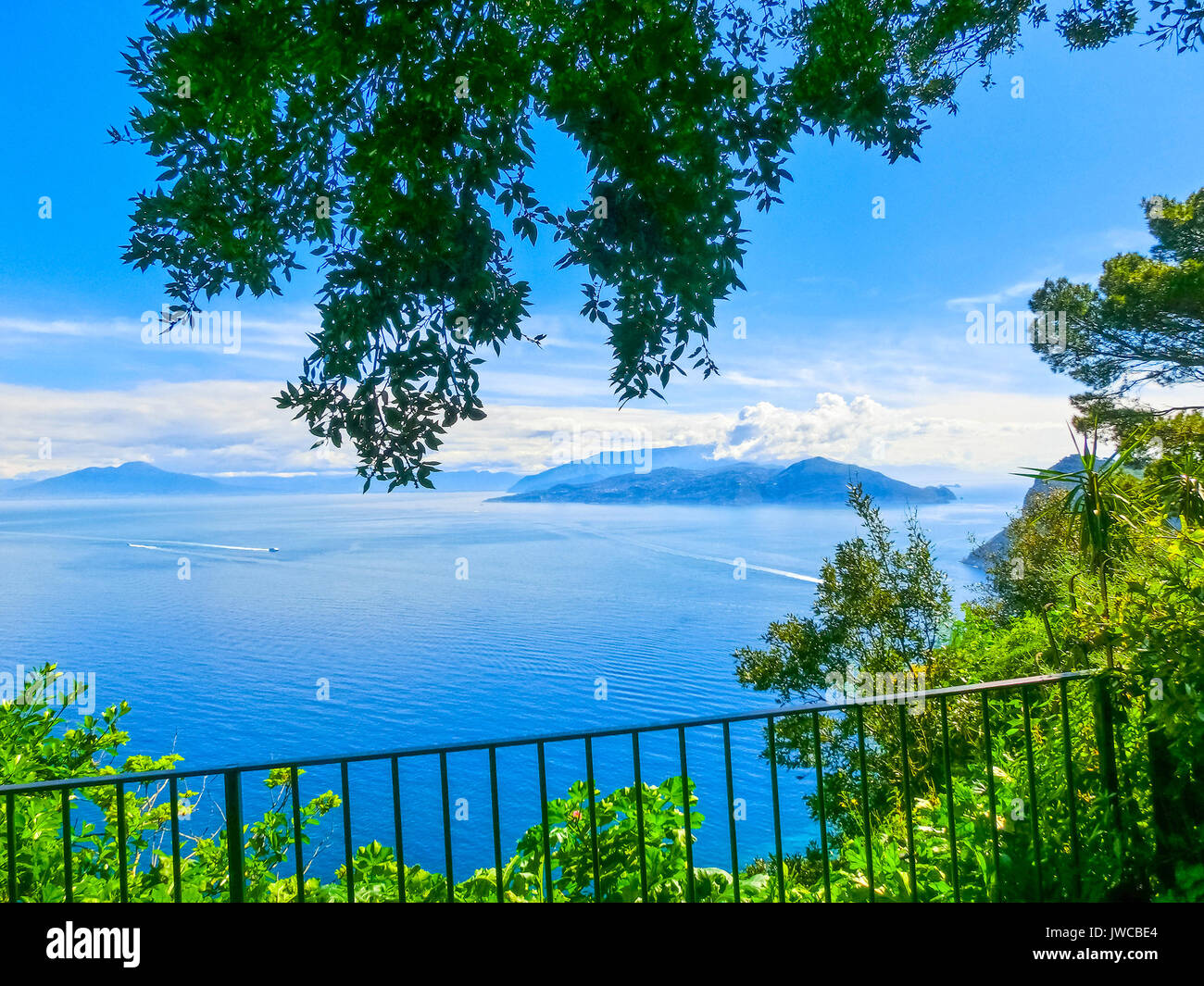 La bellissima isola di Capri Foto Stock