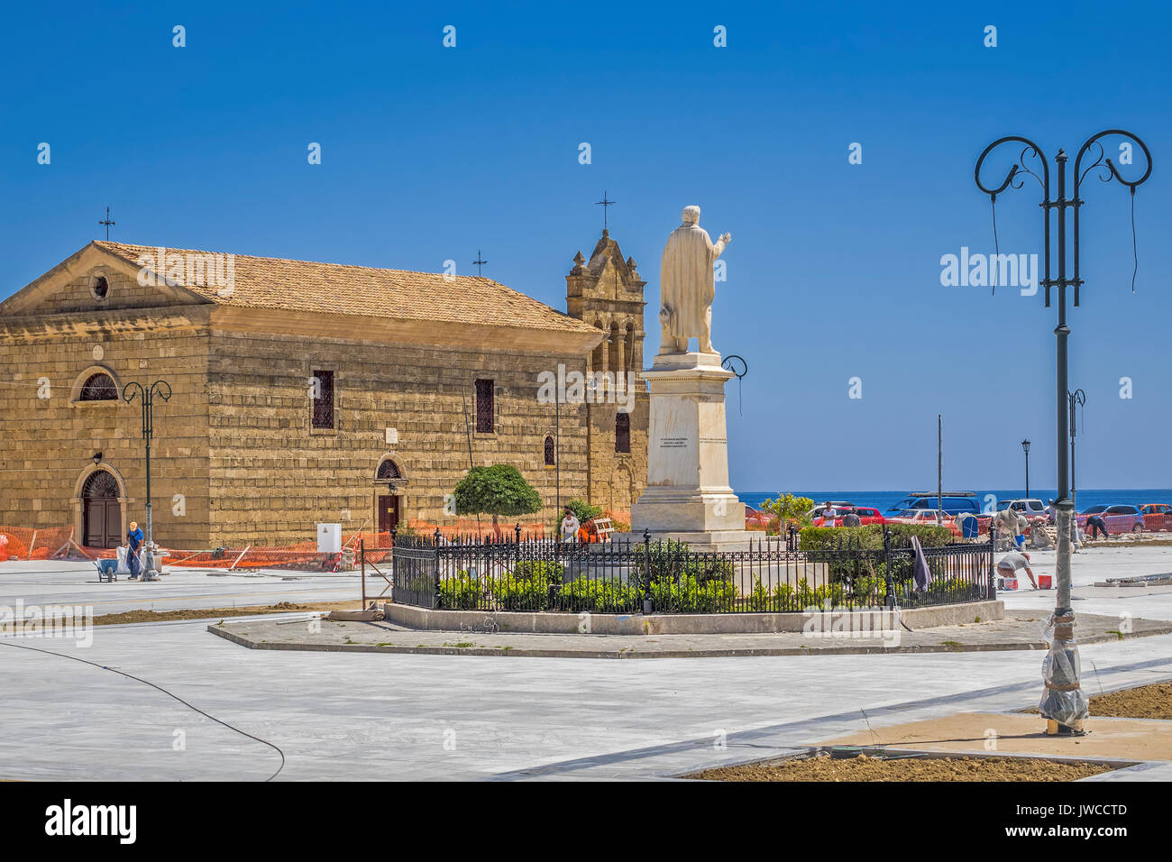 Di San Nicola del molo Chiesa, Città di Zacinto Grecia Zante Foto Stock