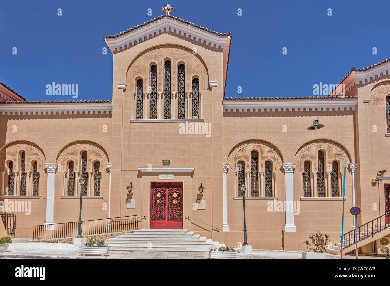 La Chiesa di San Nicola, Città di Zacinto Grecia Zante Foto Stock