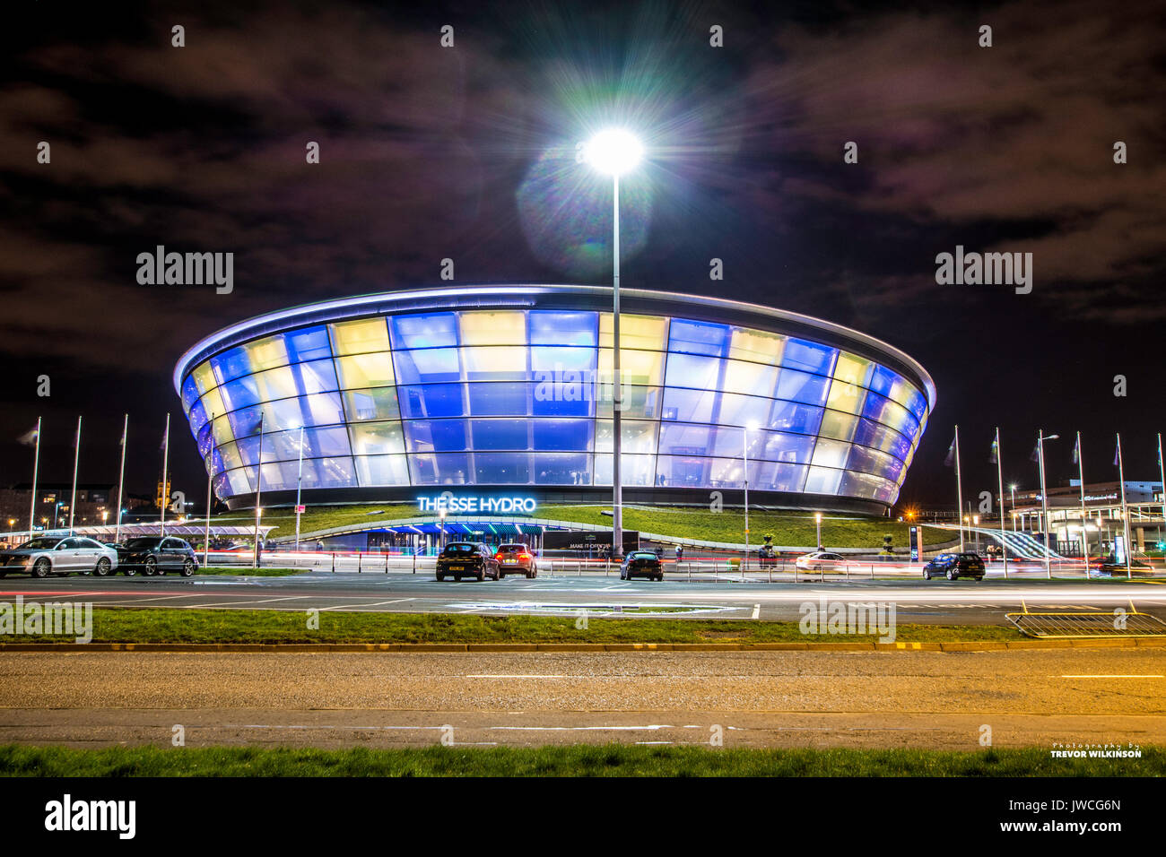 Sul fiume Clyde Foto Stock