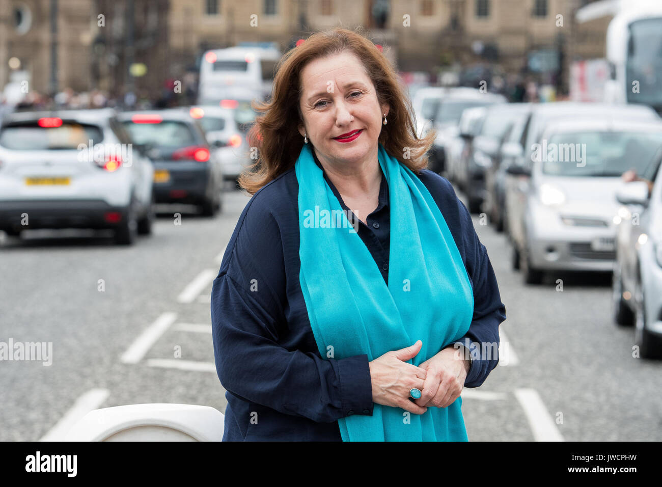 Cllr Lesley Macinnes SNP Assessore Liberton/Gilmerton Trasporti e ambiente organizzatore Foto Stock