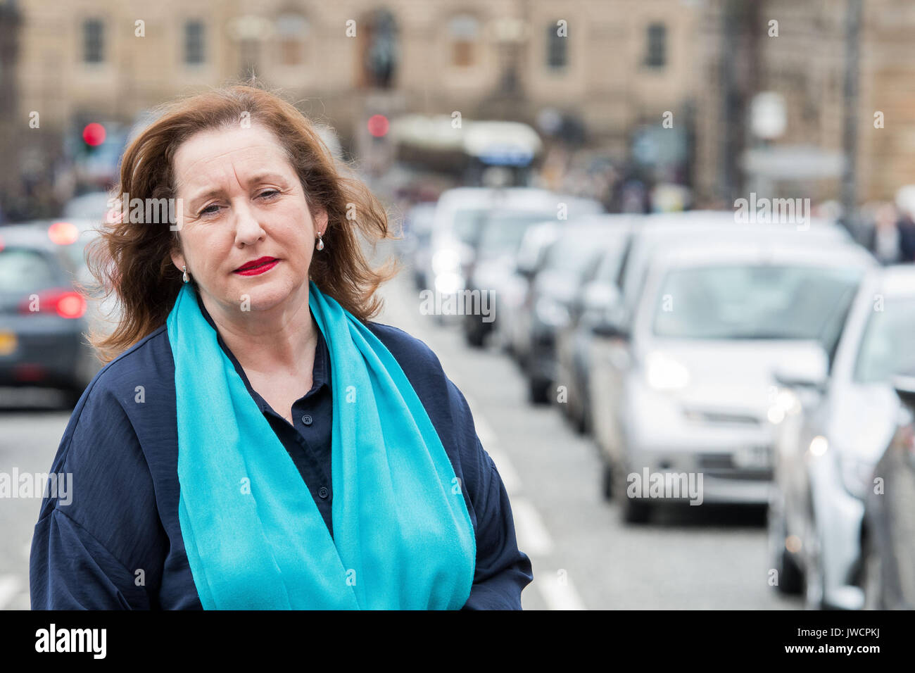 Cllr Lesley Macinnes SNP Assessore Liberton/Gilmerton Trasporti e ambiente organizzatore Foto Stock