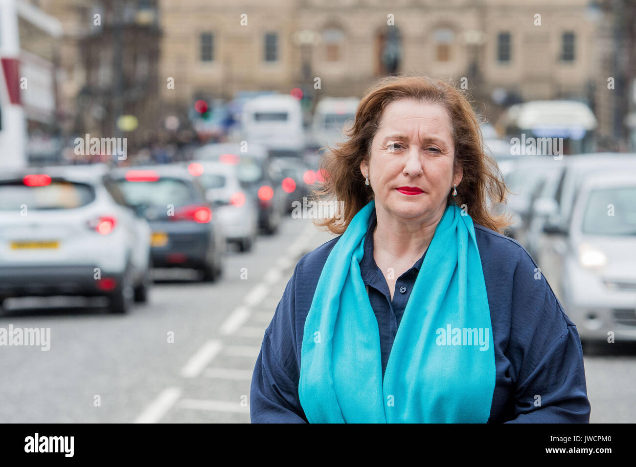 Cllr Lesley Macinnes SNP Assessore Liberton/Gilmerton Trasporti e ambiente organizzatore Foto Stock