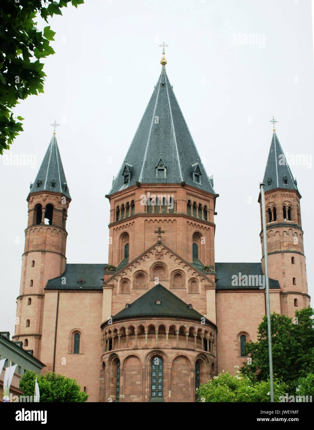 Cattedrale di Magonza, Mainz, Germania Foto Stock