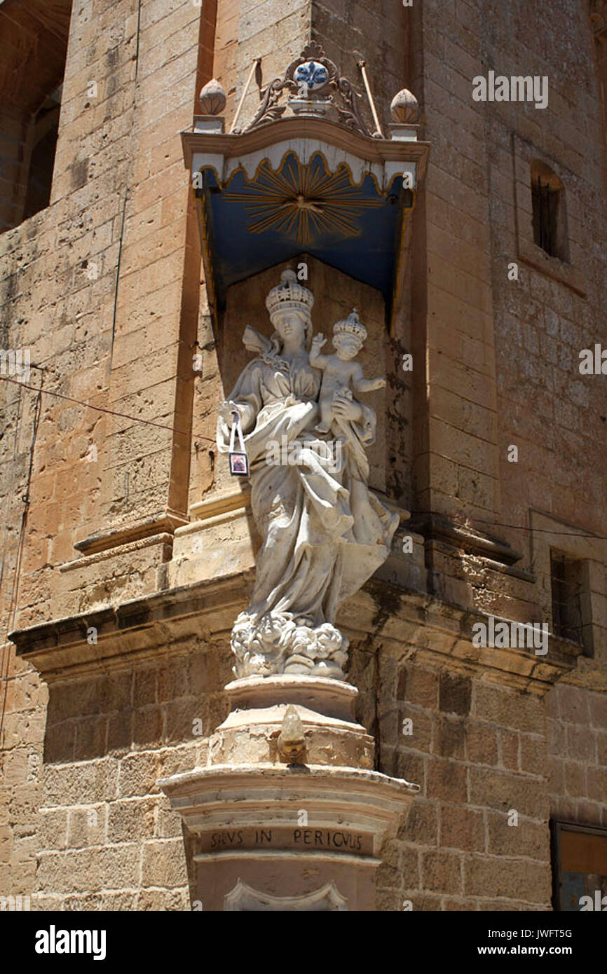Mdina, Malta - La città silenziosa; fortificato e cinto di mura; ex capitale; Mdina risale al VIII secolo a.c. - sì, prima di Cristo! Foto Stock