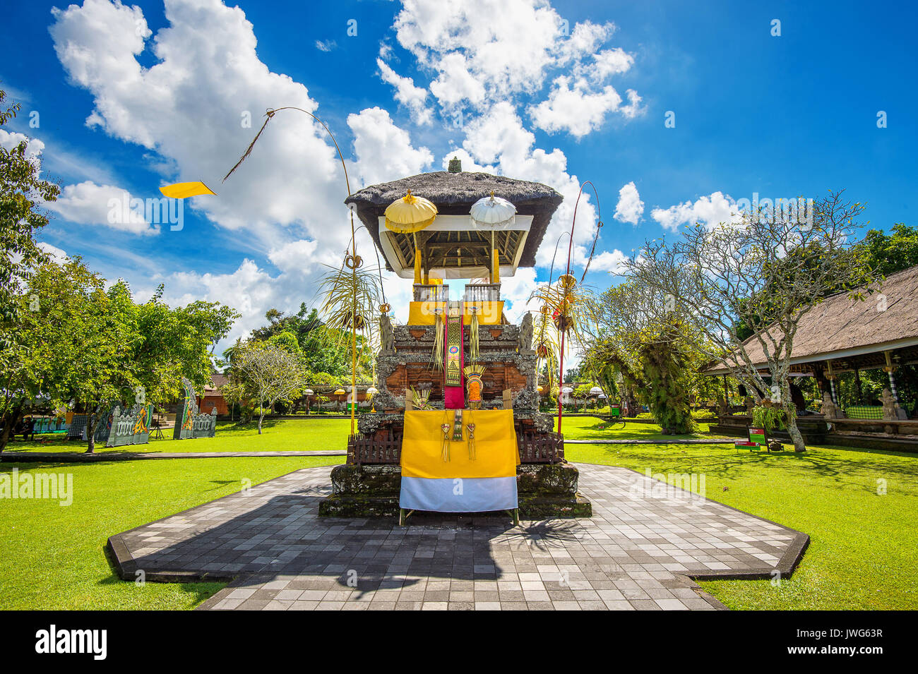 Pura Taman Ayun Temple di Bali, Indonesia. Foto Stock