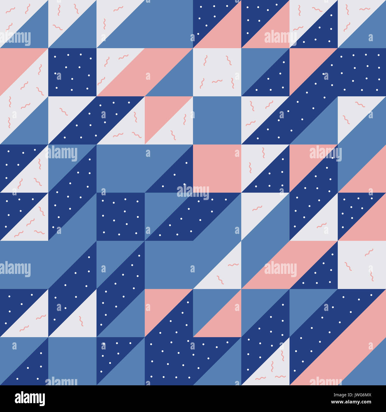 Ripetizione geometrica piastrella di pattern Foto Stock