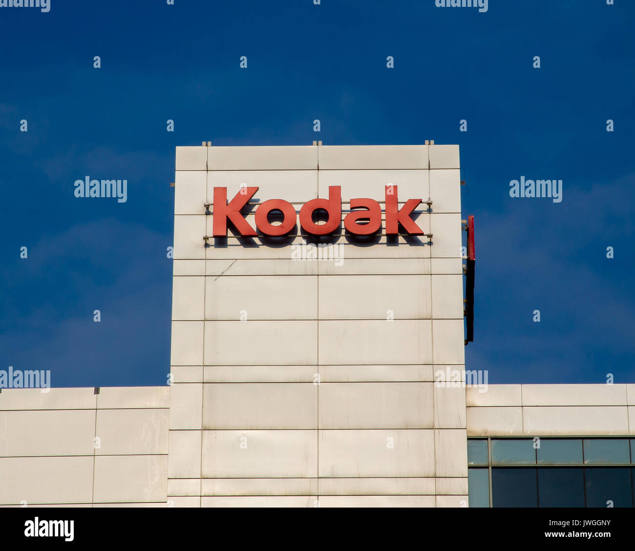Agosto 11, 2017. Kodak divisione R&D uffici a Petach Tikva Israele. Foto Stock