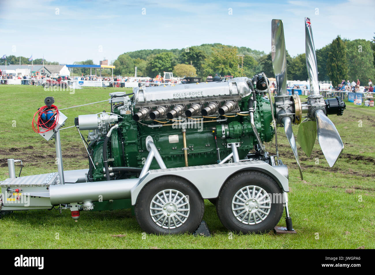 La Rolls-Royce Griffon è un cittadino britannico di 37-litro (2,240 cu in) capacità, 60-grado V-12, un raffreddamento a liquido aero engine progettato e costruito da Rolls-Royce Ltd. Foto Stock