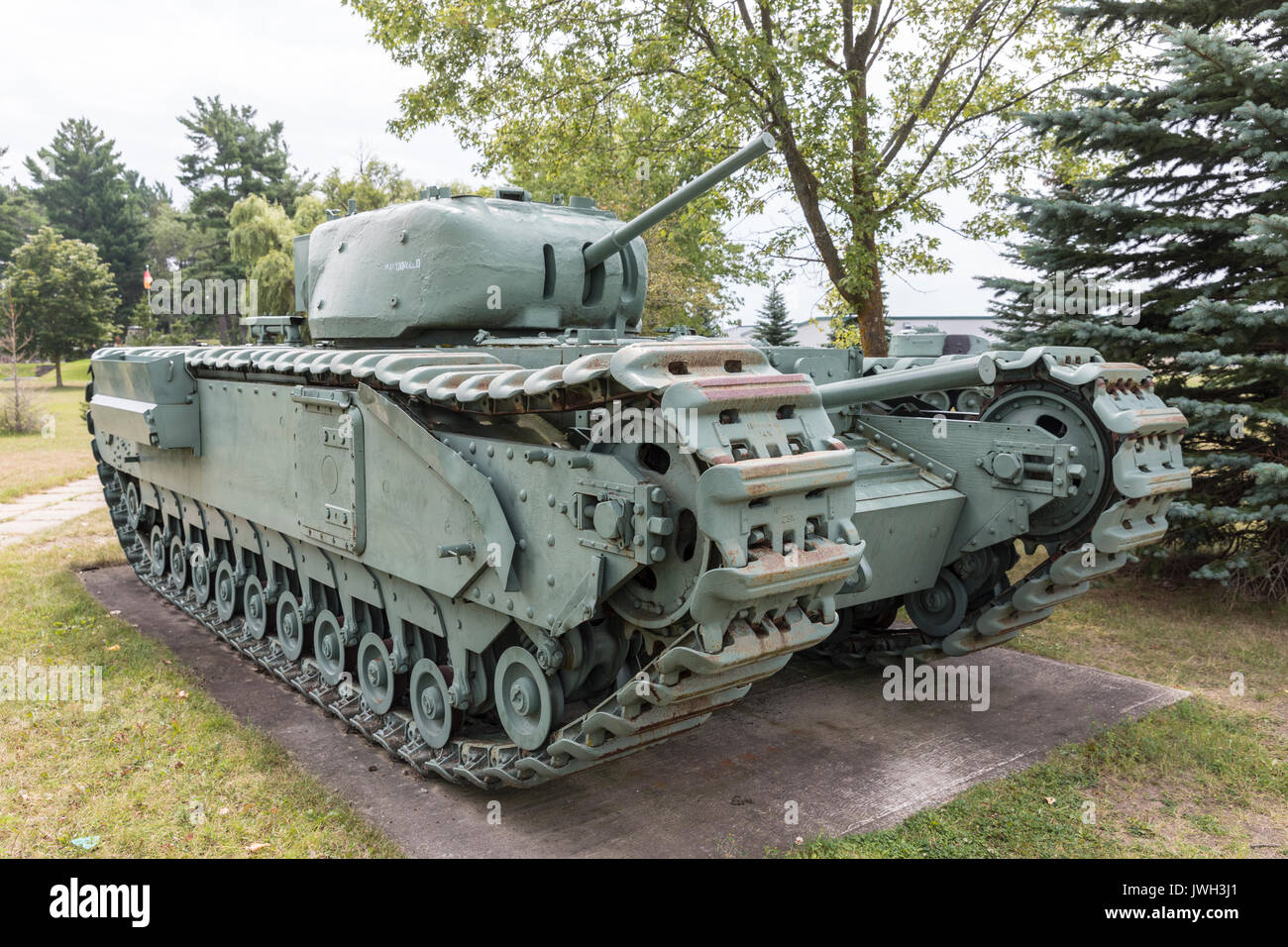 Militari Veicoli blindati Foto Stock