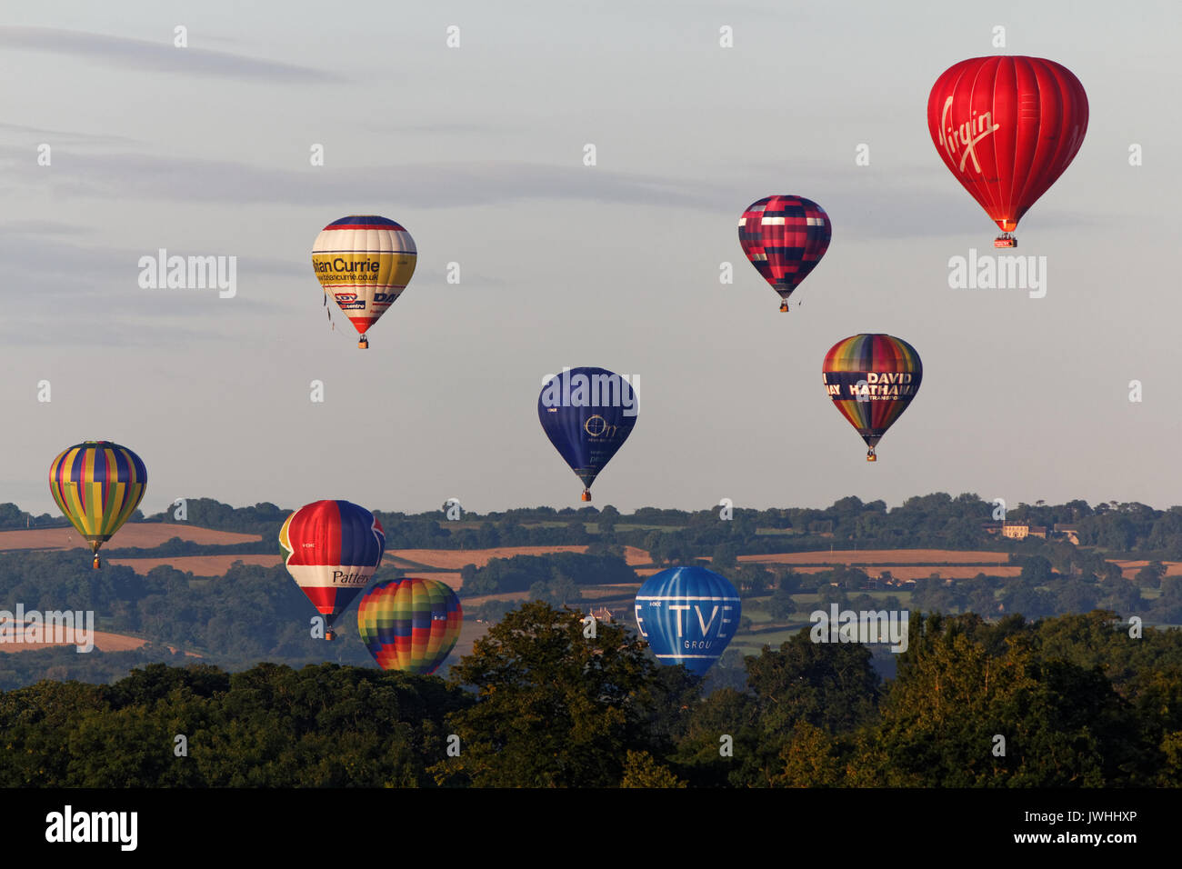 Bristol International Balloon Fiesta - Agosto 13, 2017 Foto Stock