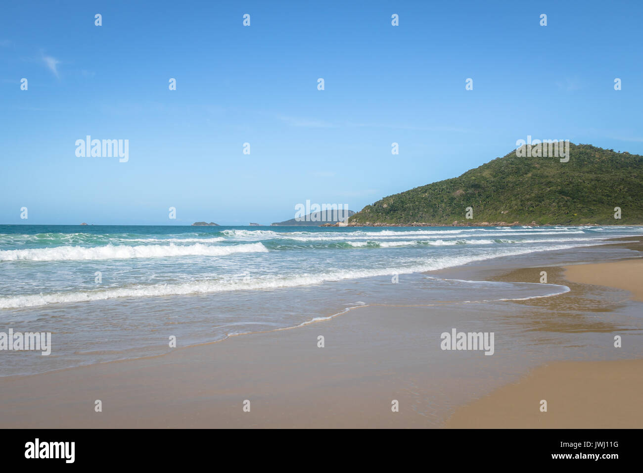 Brava Beach - Florianopolis, Santa Catarina, Brasile Foto Stock