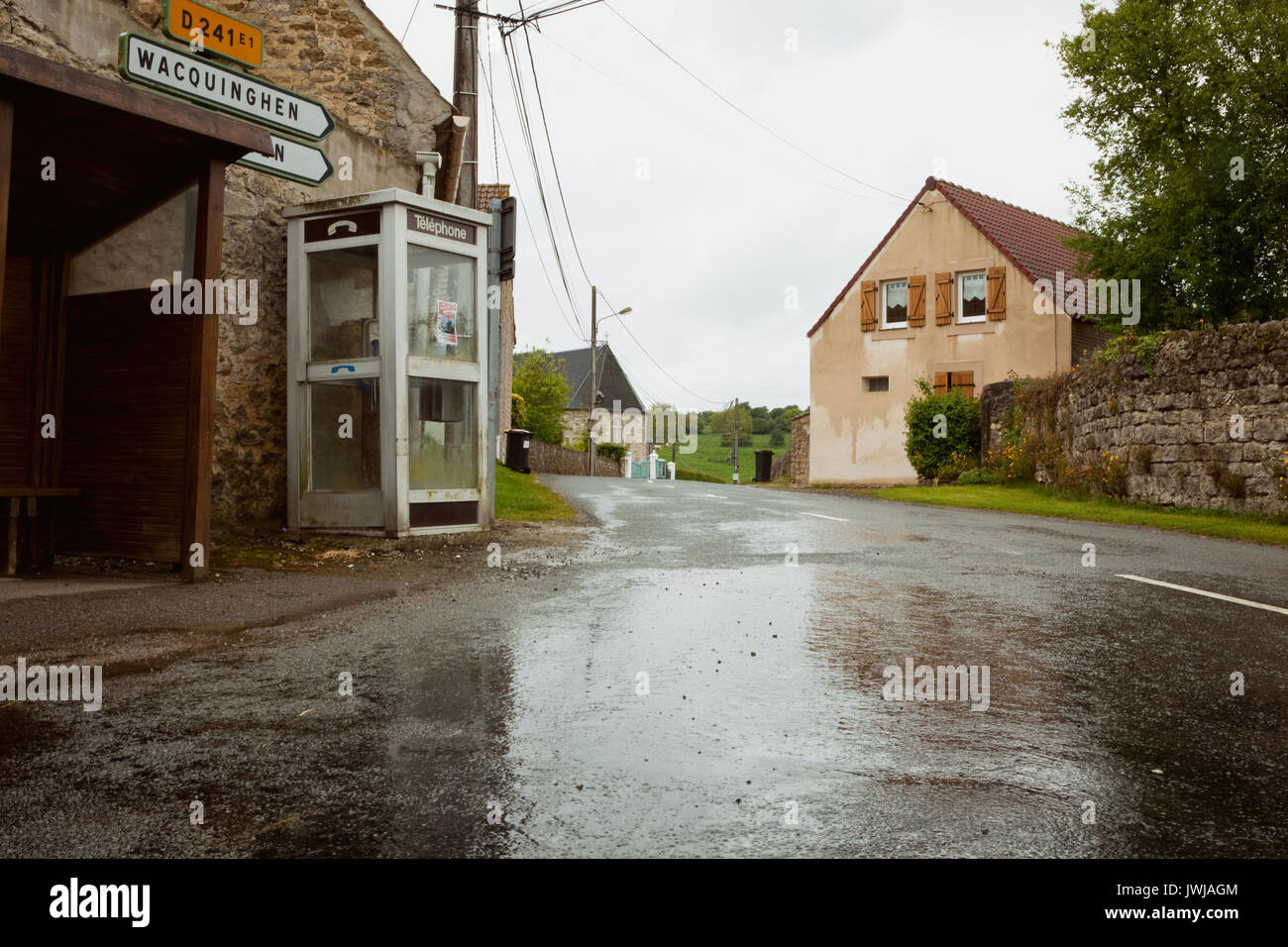 63 Rue de l'Église, 62250 Offrethun, Francia Foto Stock