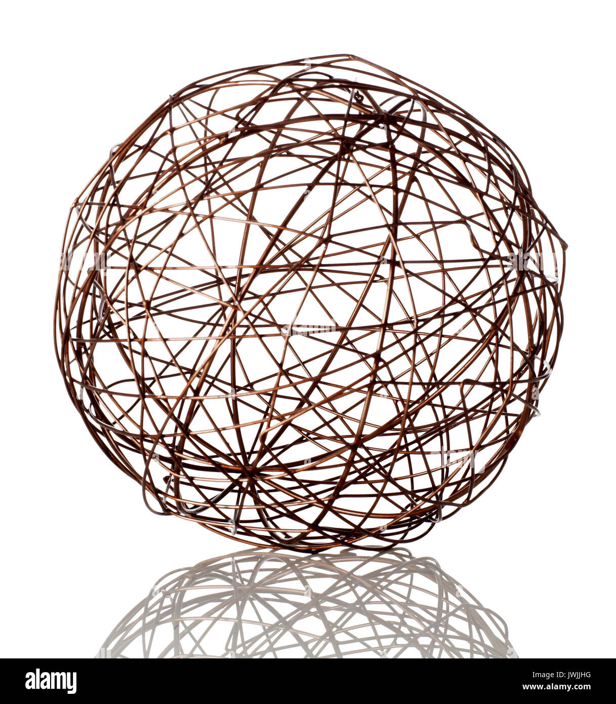 Sfera di filo Foto Stock