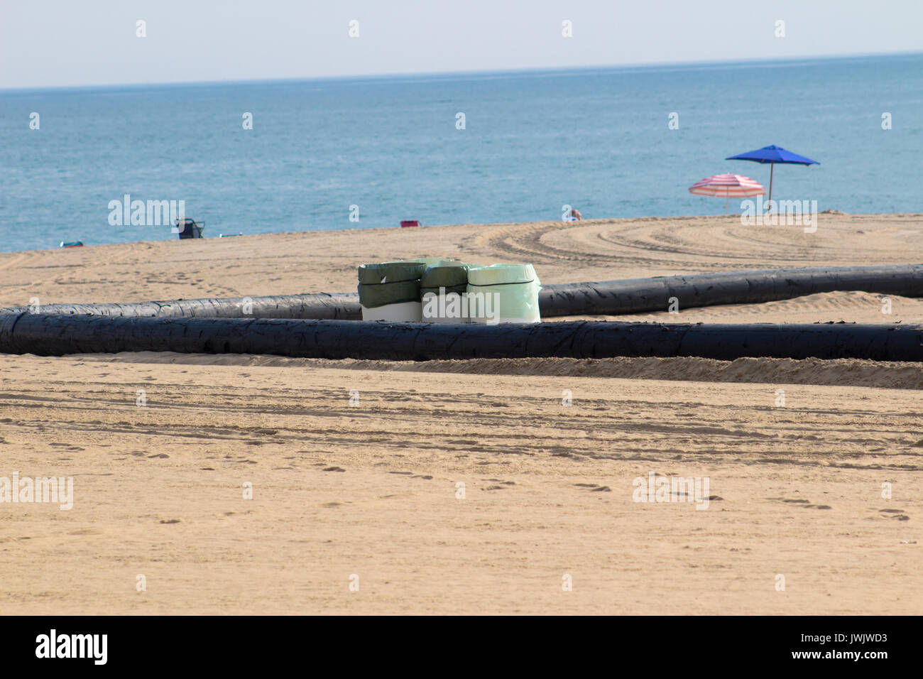 Giornata in spiaggia Foto Stock