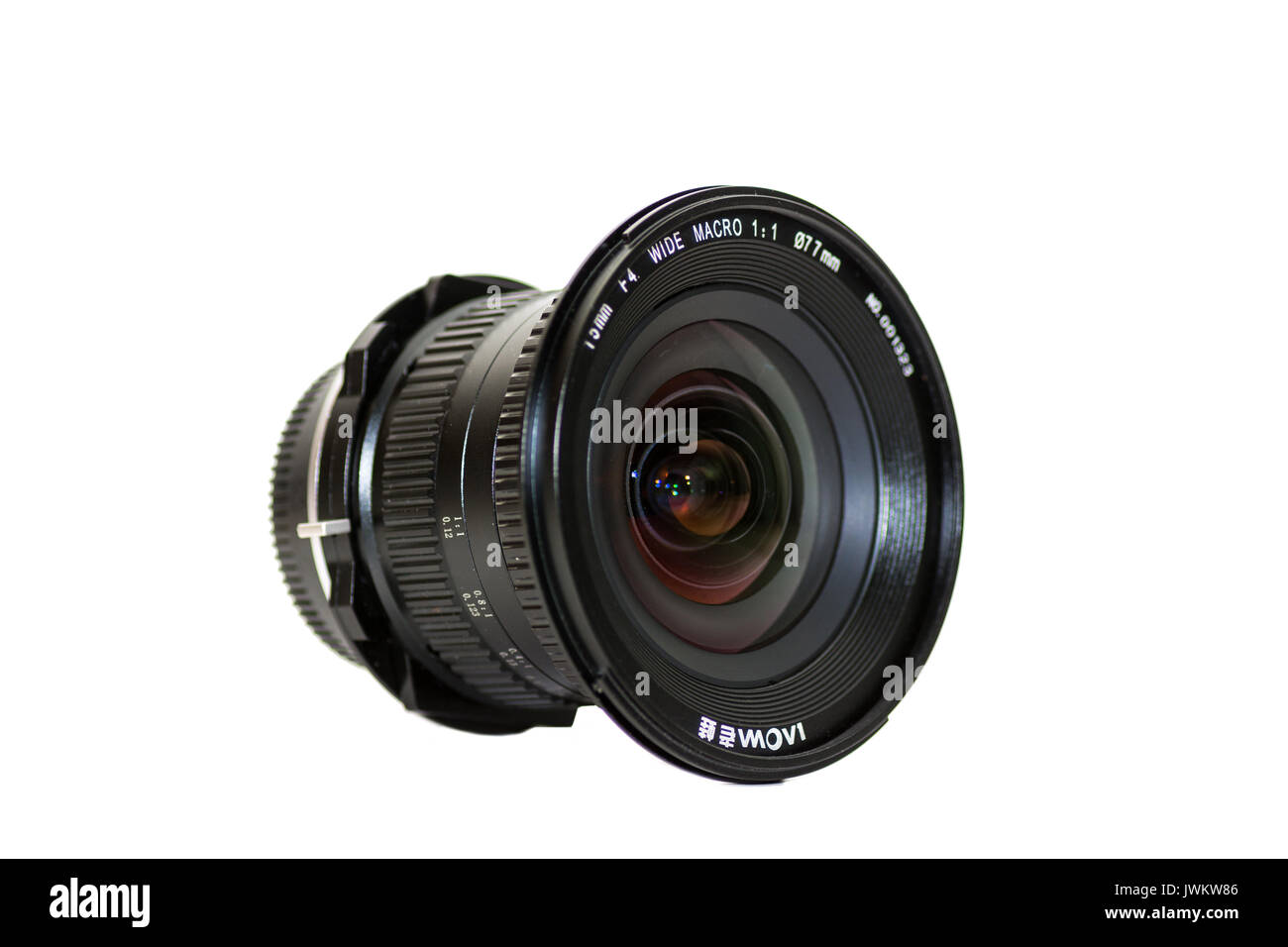 Mondo più ampia lente macro Venus ottica Laowa 15mm Foto Stock