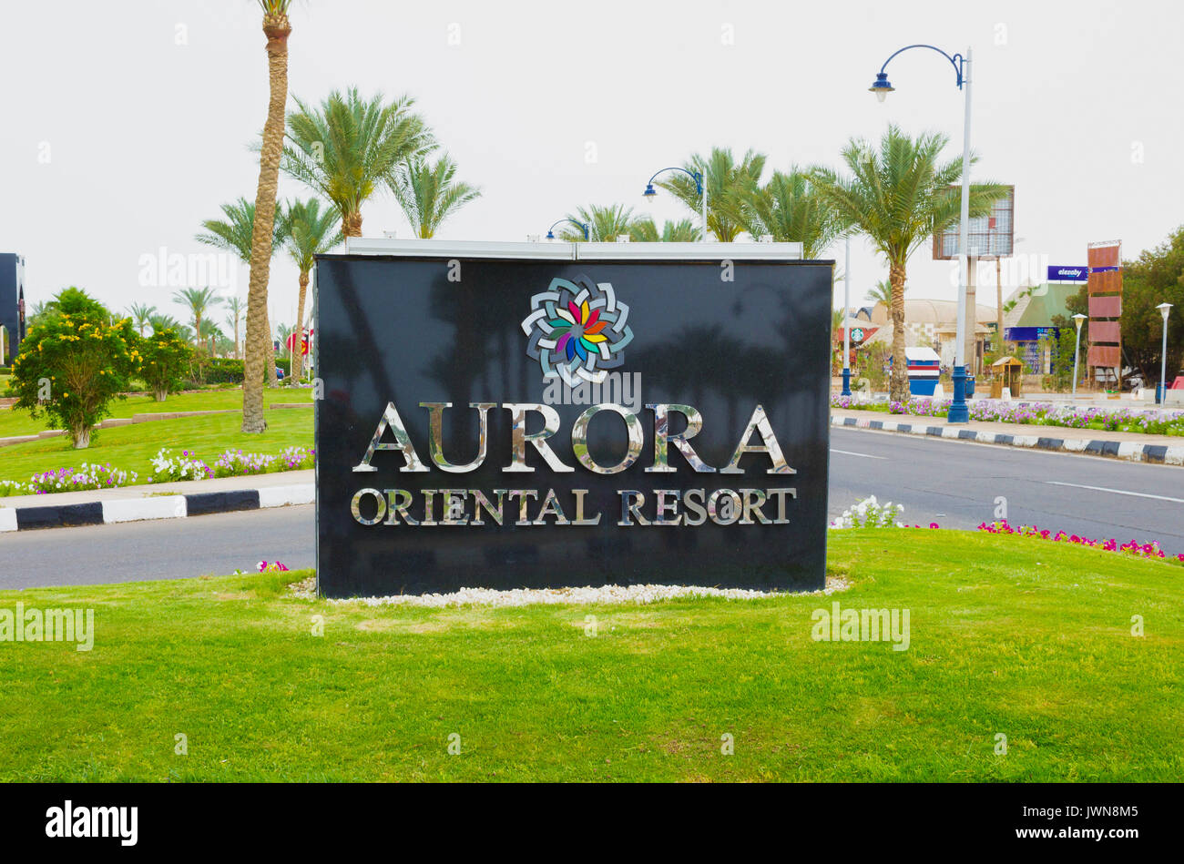 Sharm El Sheikh, Egitto - 13 Aprile 2017: Il lussuoso hotel AURORA Foto Stock