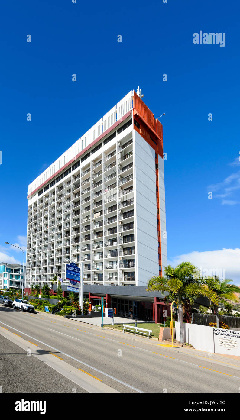 Aquarius sulla spiaggia vacanze, Strand, Townsville, Queensland, QLD, Australia Foto Stock