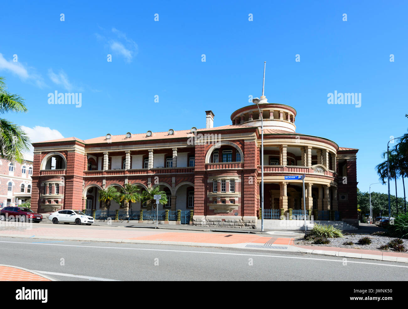 Ex Townsville Customs House all'angolo tra Wickham Street e The Strand, Townsville, Queensland, QLD, Australia Foto Stock