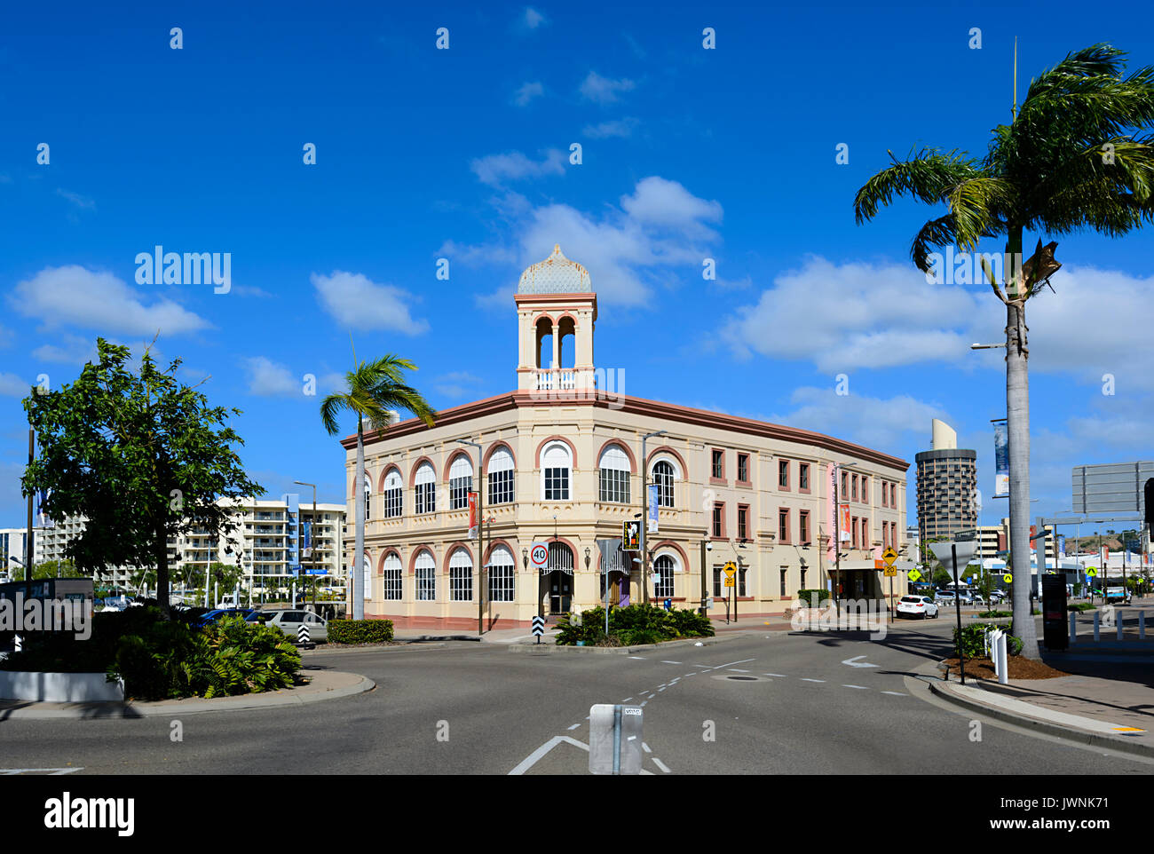 L'edificio Burns Philp è un edificio patrimonio dell'umanità a Flinders Street, città di Townsville, Queensland, QLD, Australia Foto Stock