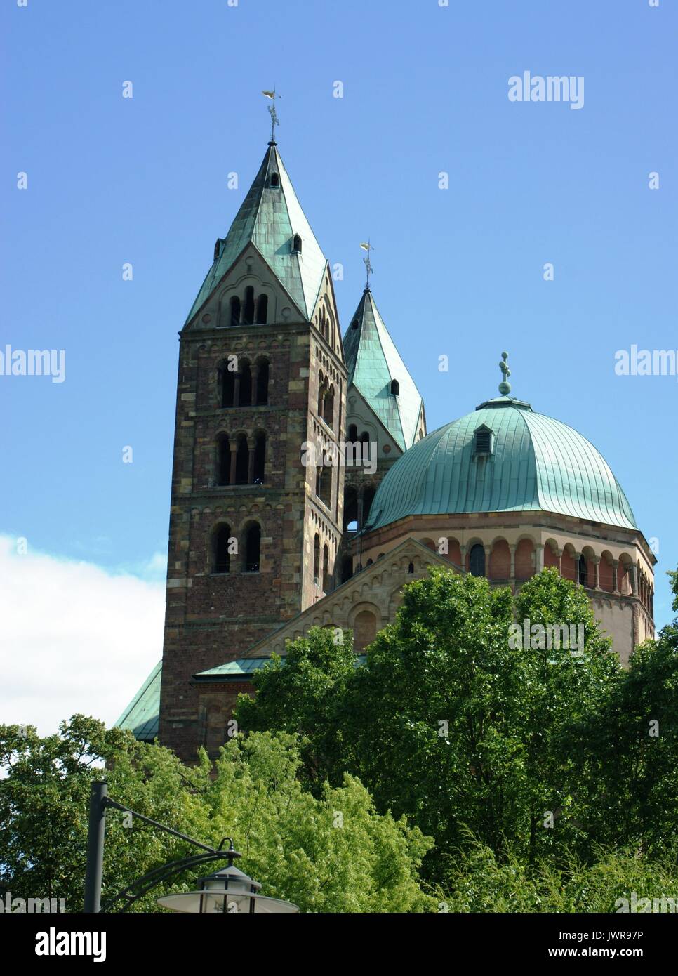 La Cattedrale di Speyer, Speyer Germania Foto Stock