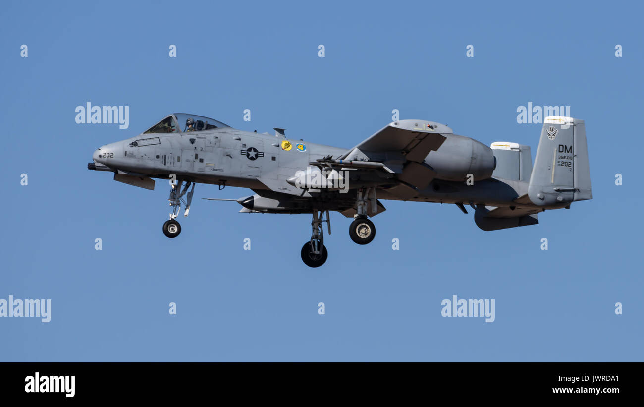 A-10c aeromobili Thunderbolt Foto Stock