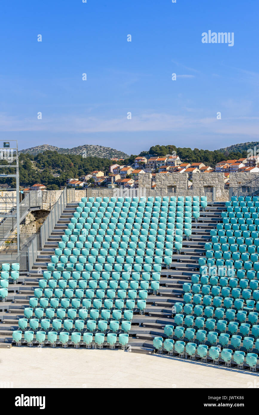 Arena Sibenik, Croazia Foto Stock