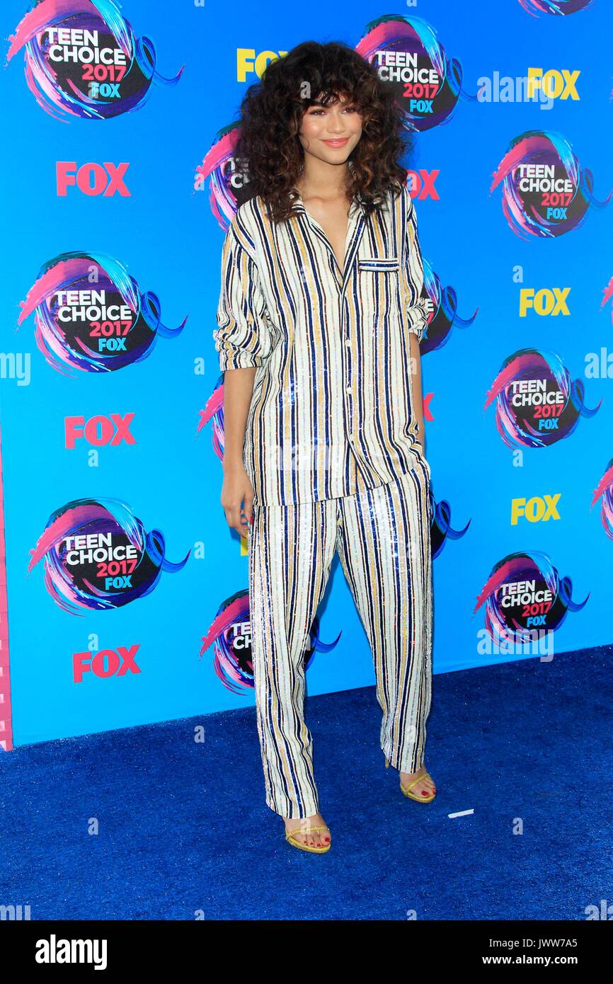 Los Angeles, California, USA. 13 Ago, 2017. Zendaya presso gli arrivi per Teen Choice Awards 2017 - Arrivi, la Galen Center di Los Angeles, CA il 13 agosto 2017. Credito: Priscilla concedere/Everett raccolta/Alamy Live News Foto Stock