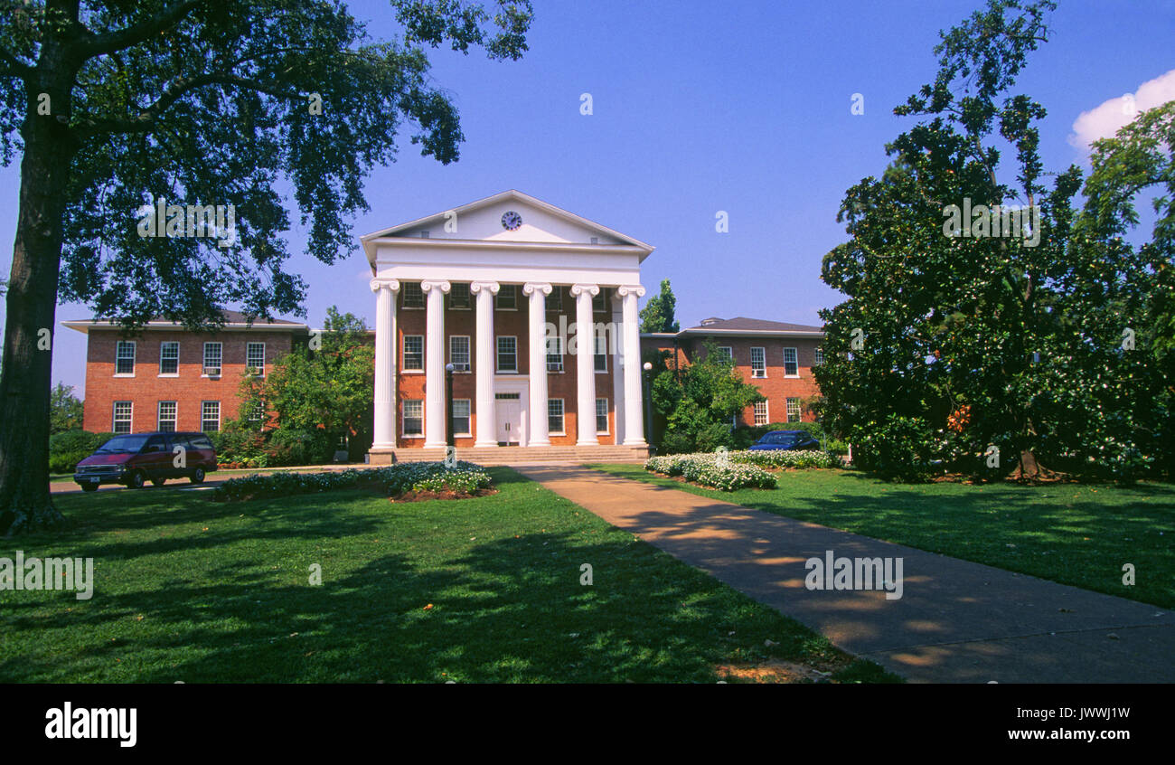 Il Liceo edificio, su University of Mississippi Campus in Oxford, Mississippi Foto Stock