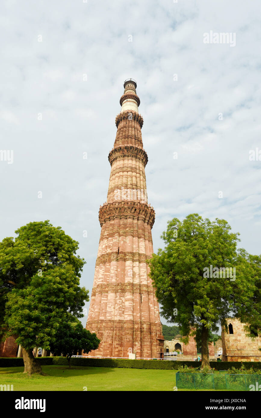Qutub Minar, New Delhi Foto Stock