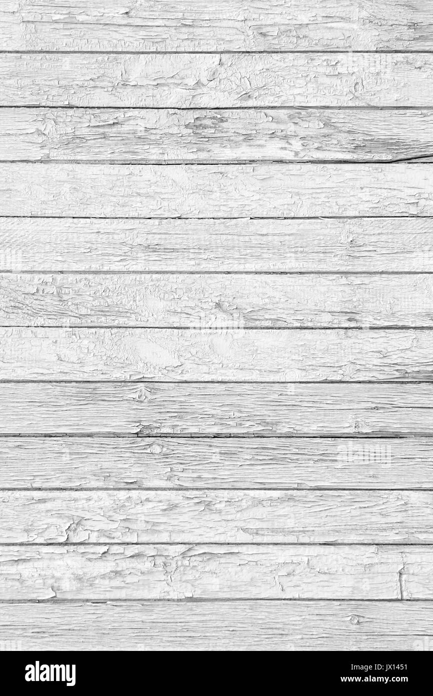 Bianco di tavole di legno come sfondo o texture, schema naturale Foto Stock