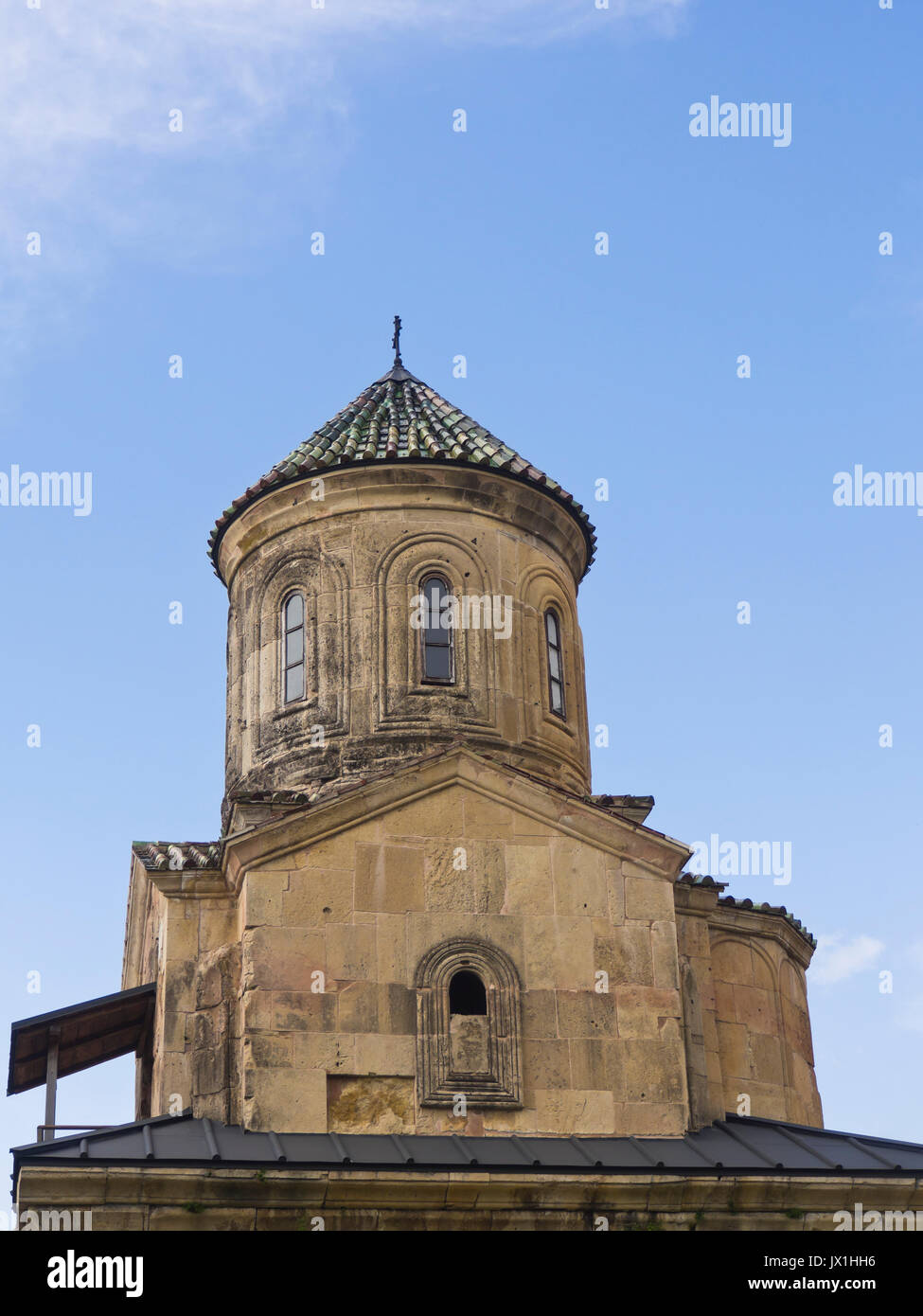 Monastero di Gelati un sito patrimonio mondiale dell'Unesco vicino a Kutaisi in Georgia, fondata nel 1106 dal re Davide IV, vista parziale della chiesa di San Nicola Foto Stock