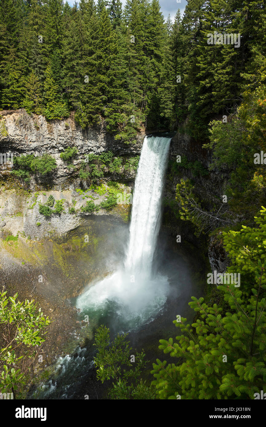 La spettacolare Brandywine cade nella Brandywine Parco Provinciale nei pressi di Whistler della Columbia britannica in Canada Foto Stock