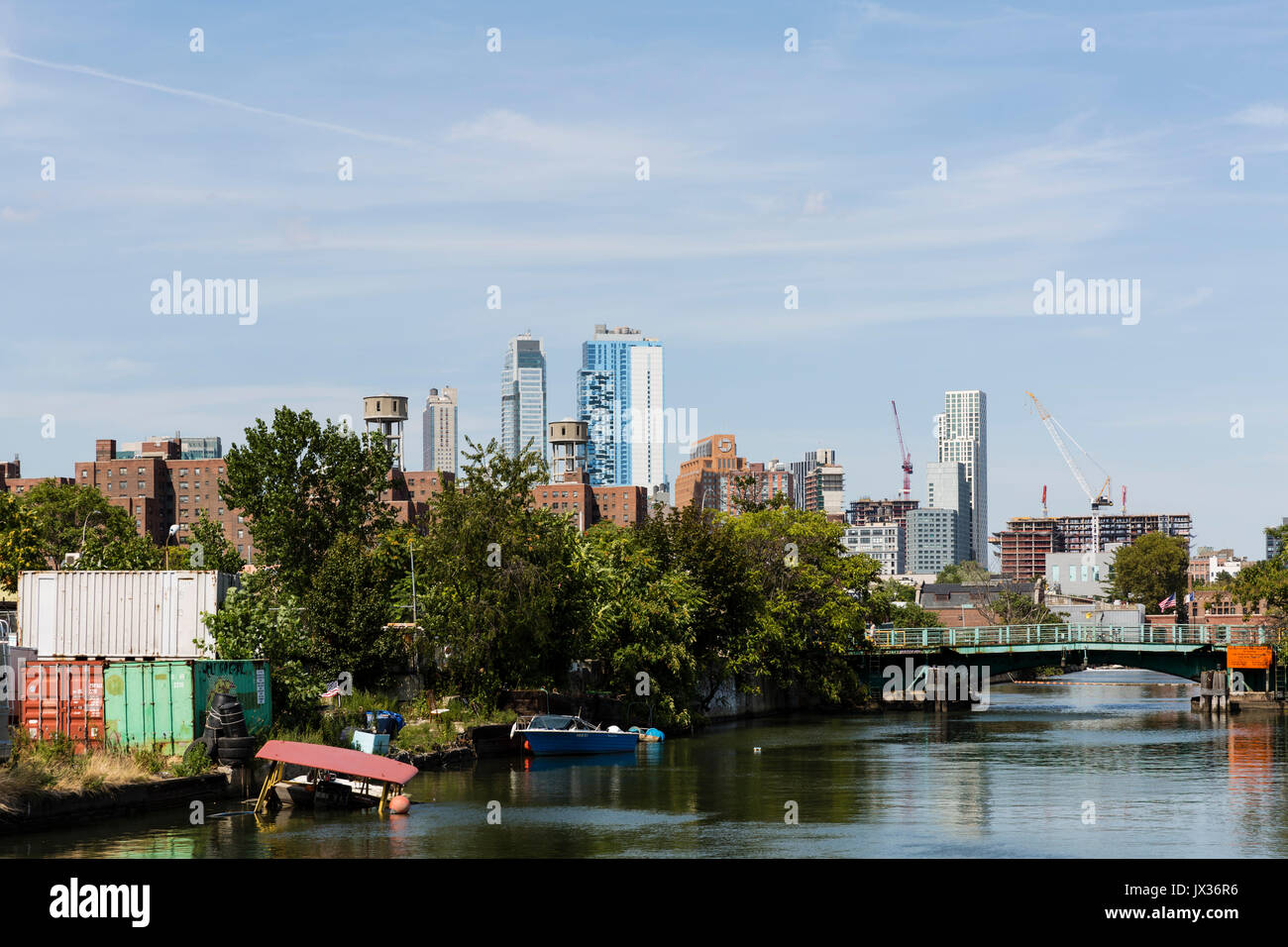 Gowanus, Sud Brooklyn. Aug, 2016. La città di New York, U.S.A. Foto Stock