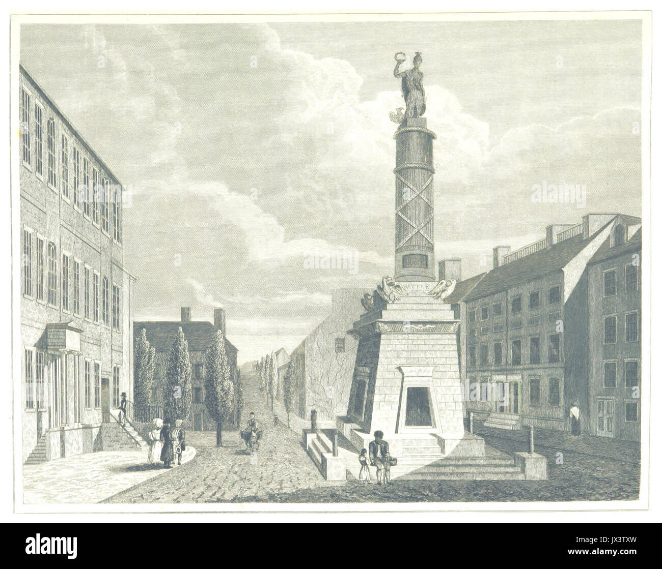 HINTON(1834) 2 483 Baltimore, monumento di battaglia Foto Stock