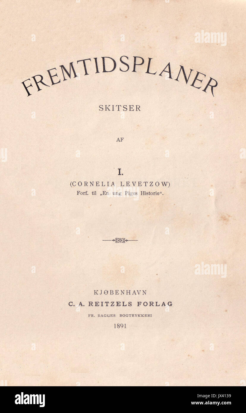 Fremtidsplaner1 Foto Stock