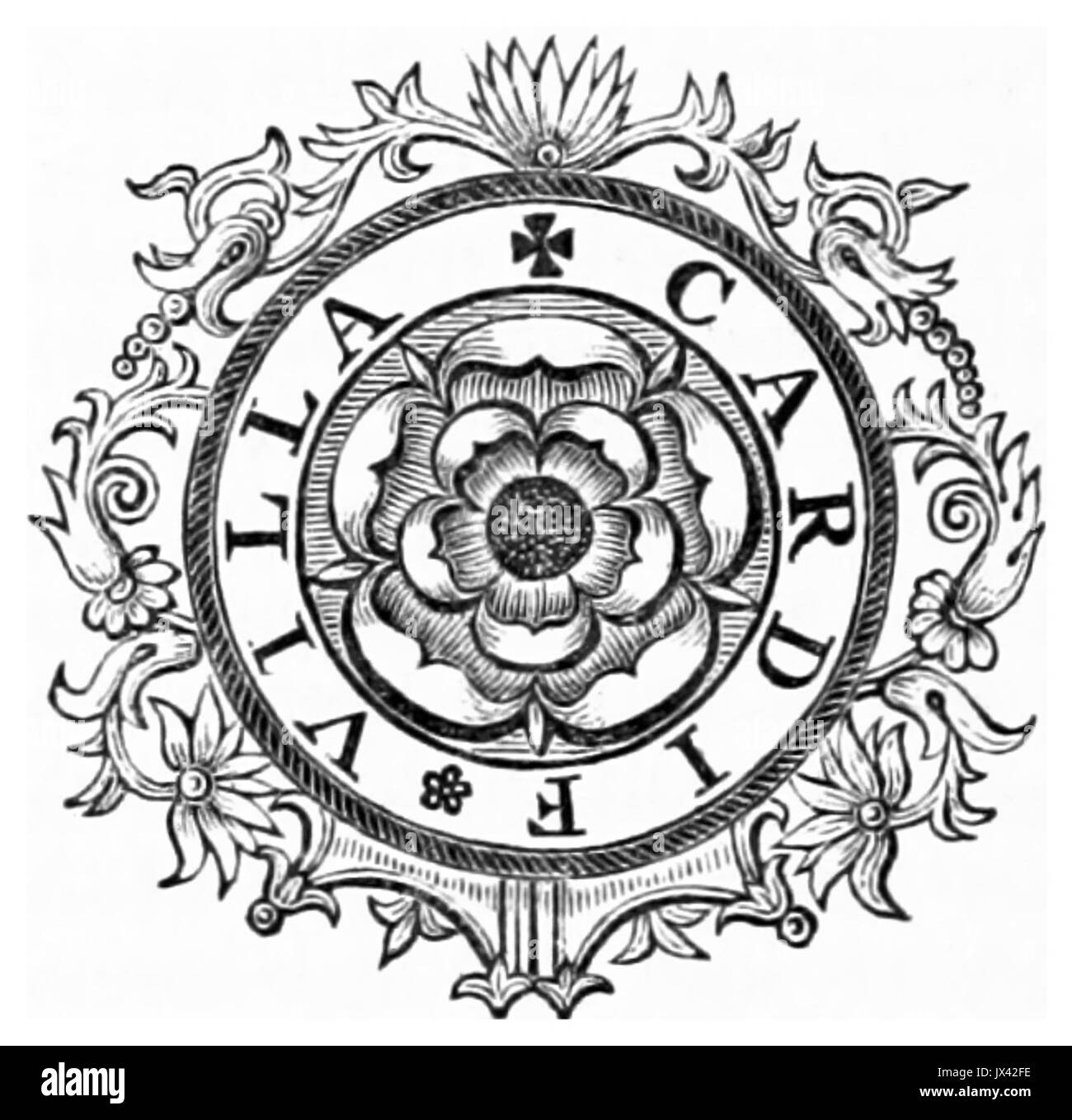 LEWIS(1833) p1 152 CARDIFF (Corporate tenuta) Foto Stock