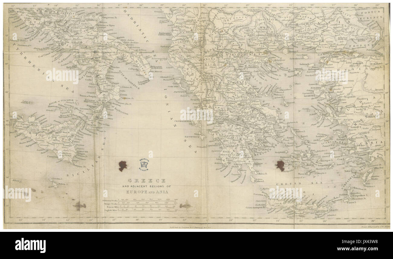 Mappa europa grecia immagini e fotografie stock ad alta risoluzione - Alamy