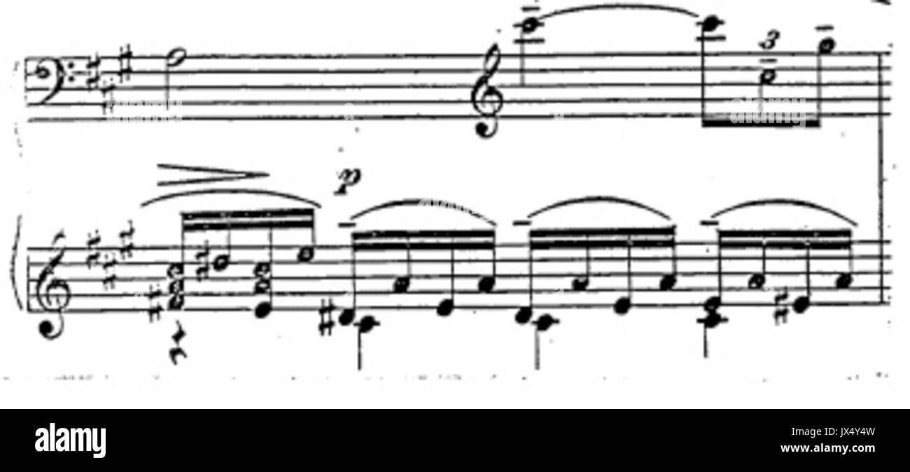 Rachmaninoff op 23 n. 1 m 15 Foto Stock