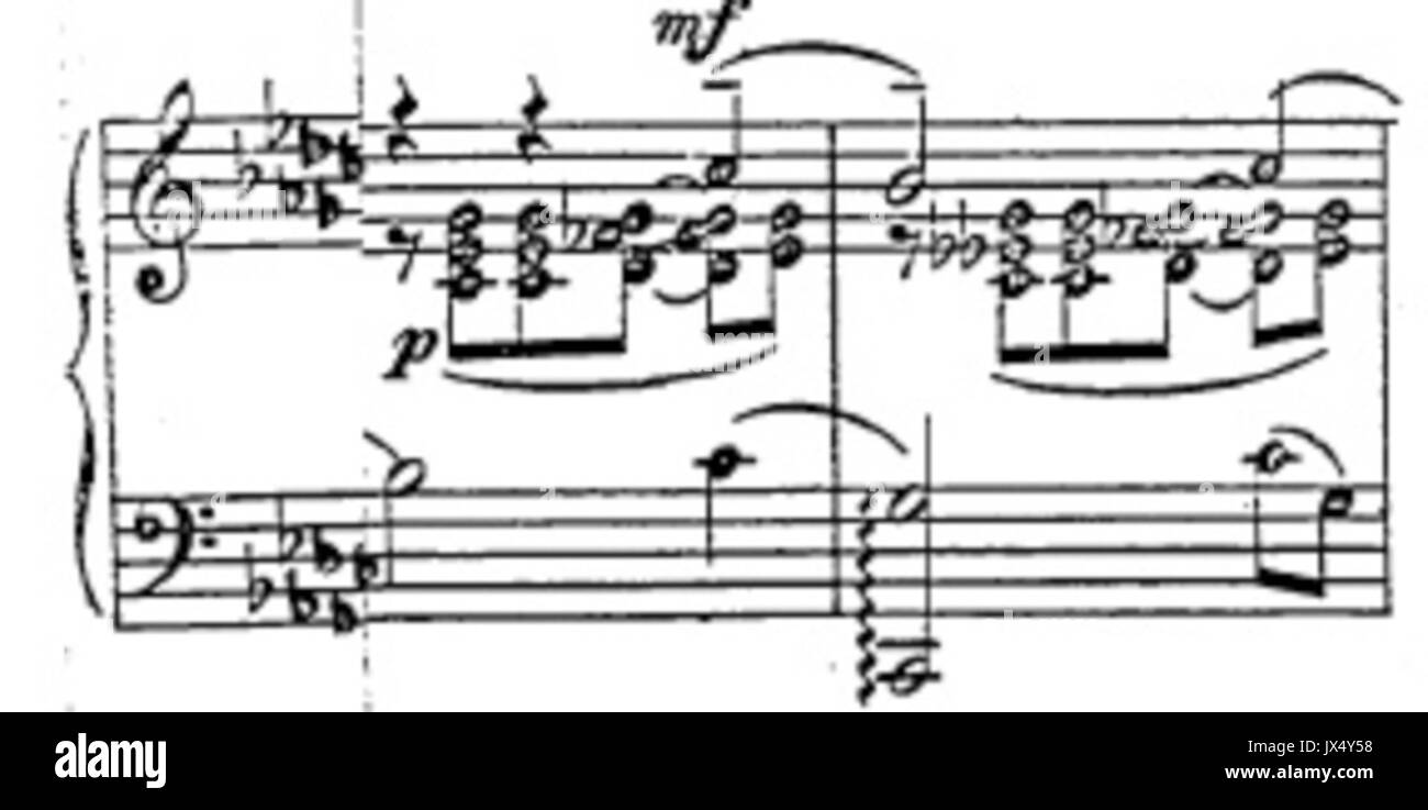 Rachmaninoff op 23 n. 10 m15 16 Foto Stock