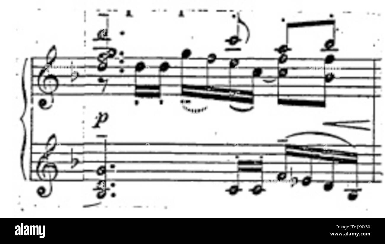 Rachmaninoff op 23 n. 3 m25 Foto Stock