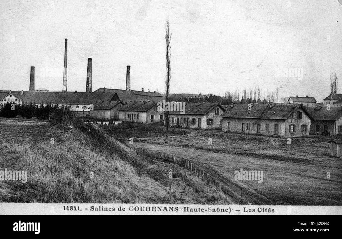 Soluzione salina Gouhenans 8 Foto Stock