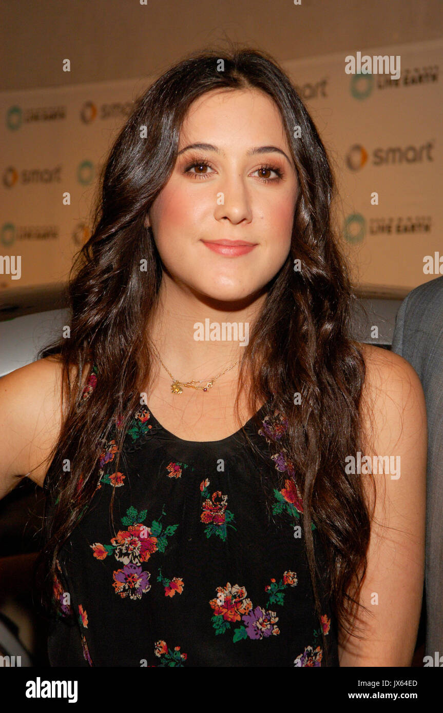 Vanessa Carlton Smart Live Earth Celebration Hollywood's Environmental Advocates Smart House Venice,CA. Foto Stock